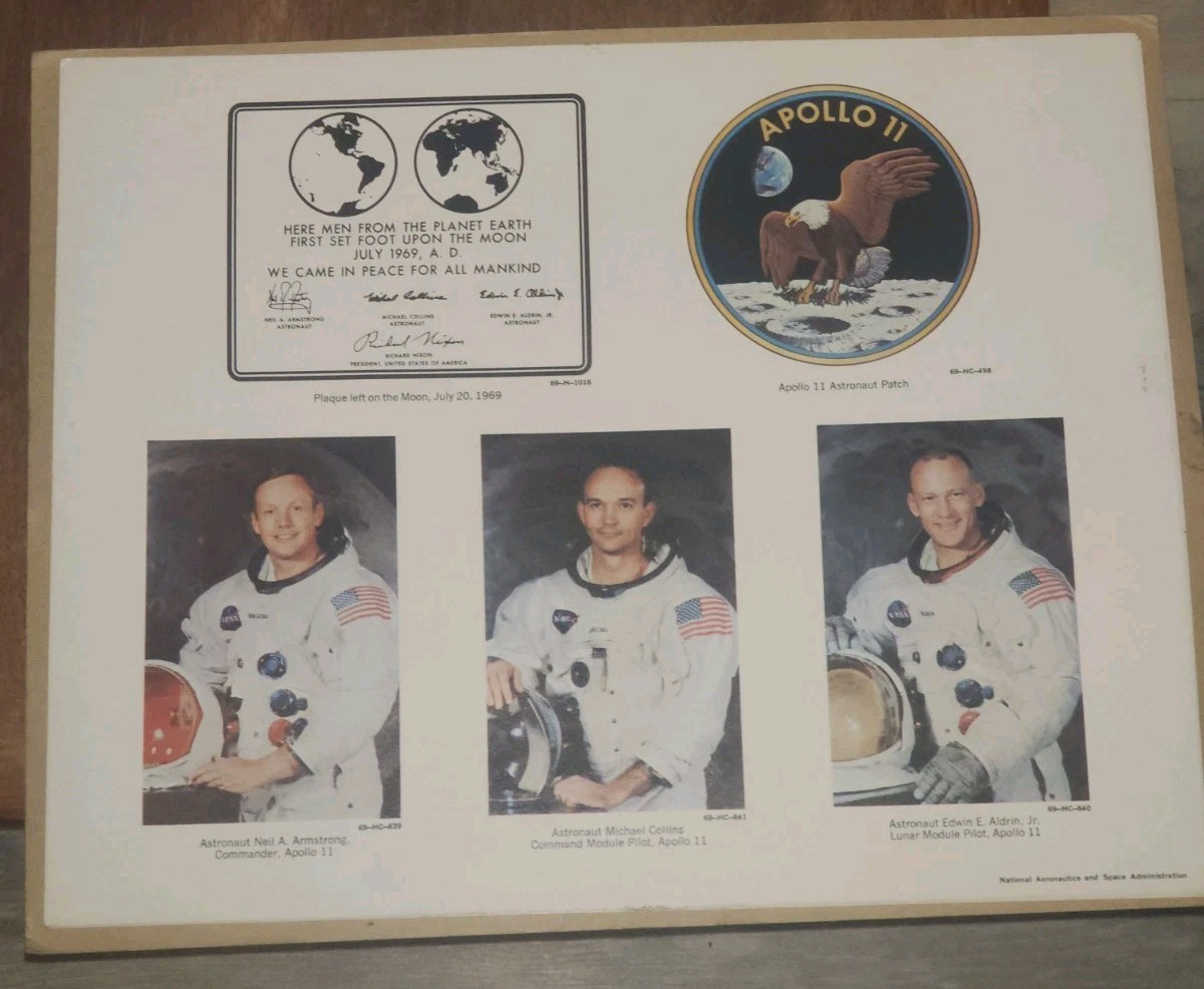 Apollo 11 and NASA vintage photo print set 3.5 Apollo 11 and NASA vintage photo print set 3.5