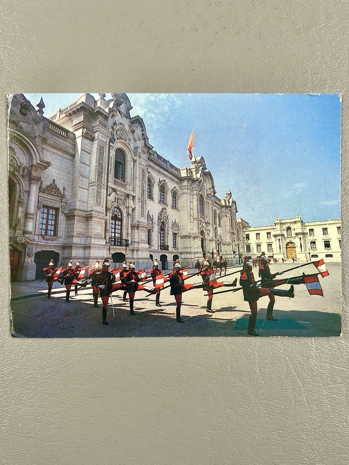 Peru Lima Government Palace Guard Change Posted Postcard Amazon River Story Peru Lima Government Palace Guard Change Posted Postcard Amazon River Story