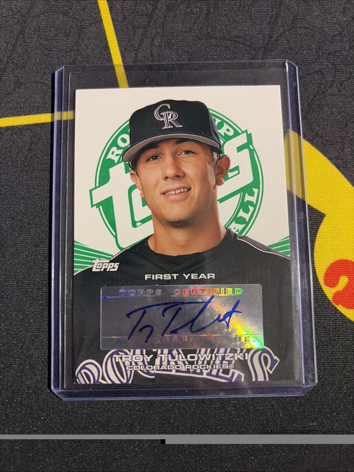 2005 Topps Rookie Cup - Troy Tulowitzki #159 Green Auto RC /99 2005 Topps Rookie Cup - Troy Tulowitzki #159 Green Auto RC /99