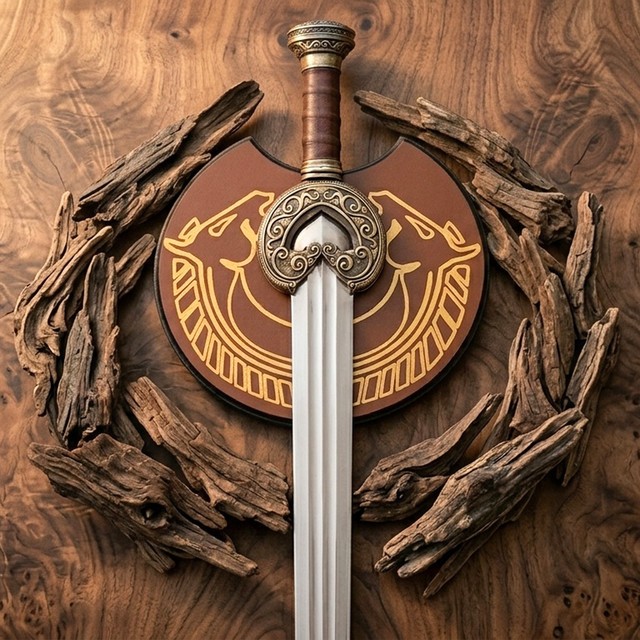Handmade HERUGRIM THEODEN SWORD King of Rohan Movie Replica Steel Handmade HERUGRIM THEODEN SWORD King of Rohan Movie Replica Steel