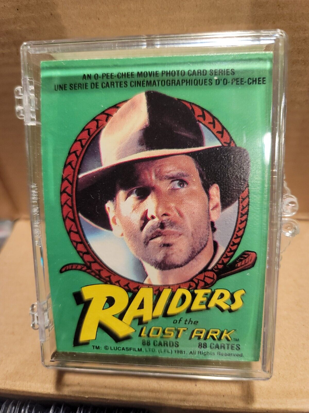 1981 Topps Indiana Jones And Raiders Of The Lost Ark Complete 88 Card Set 1-88