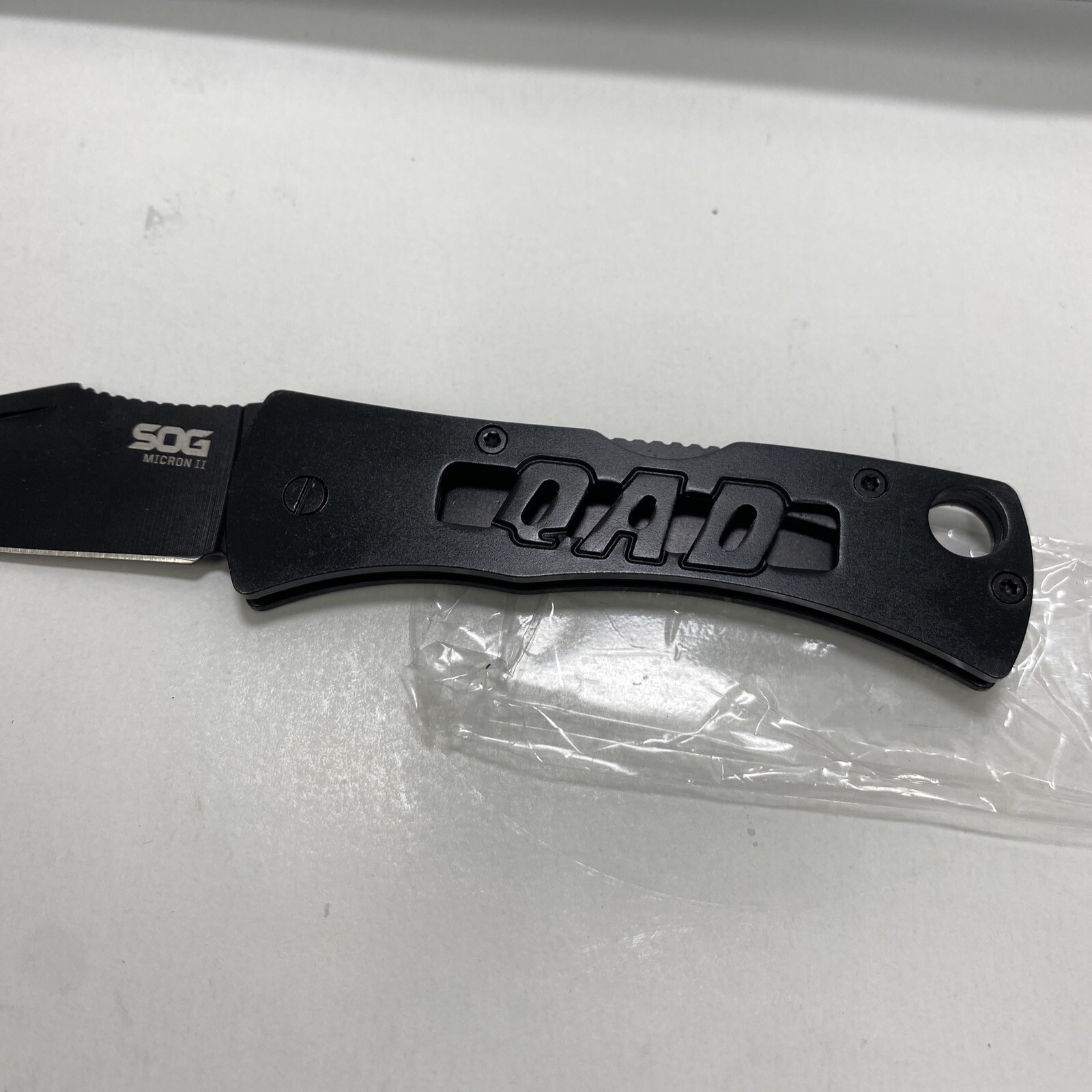 10pack Deal SOG Micron II QAD Pocket Knife Lockback Plain Edge Blade New KNIFE 10pack Deal SOG Micron II QAD Pocket Knife Lockback Plain Edge Blade New KNIFE