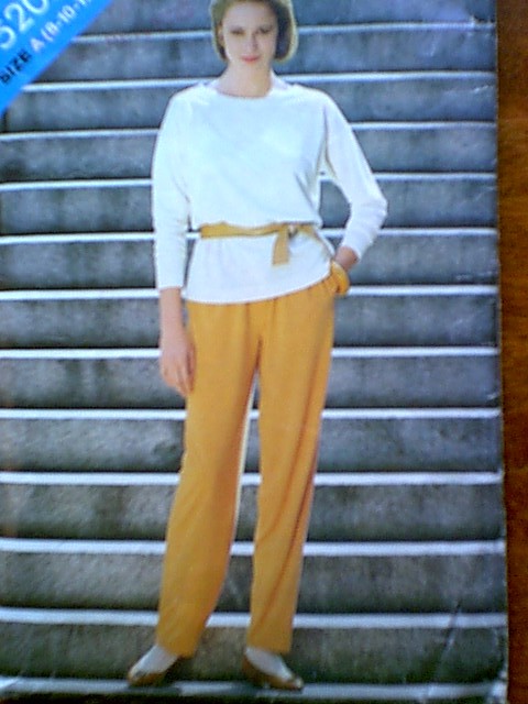 BUTTERICK 5205 MISSES EASY PULLOVER TOP & TAPERED PANTS PATTERN SIZE 8 10 12