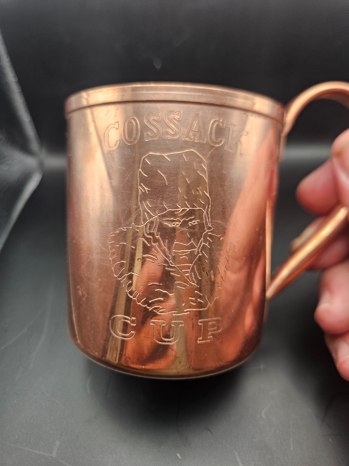 Vintage Coventry Crafts 1950s Cossack Cup, Solid Copper, Made in USA, SOLD EA. Vintage Coventry Crafts 1950s Cossack Cup, Solid Copper, Made in USA, SOLD EA.