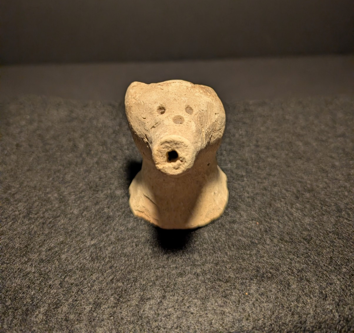 Ancient Hittite Terracotta Head of Bull 1200 BC Authentic Provenance Included