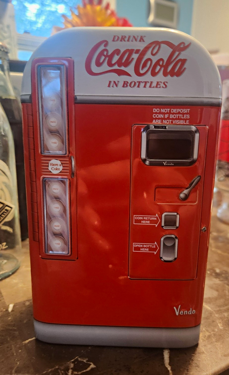 Coca-Cola Vendo Soda Vending Machine Collectible Coca-Cola Vendo Soda Vending Machine Collectible