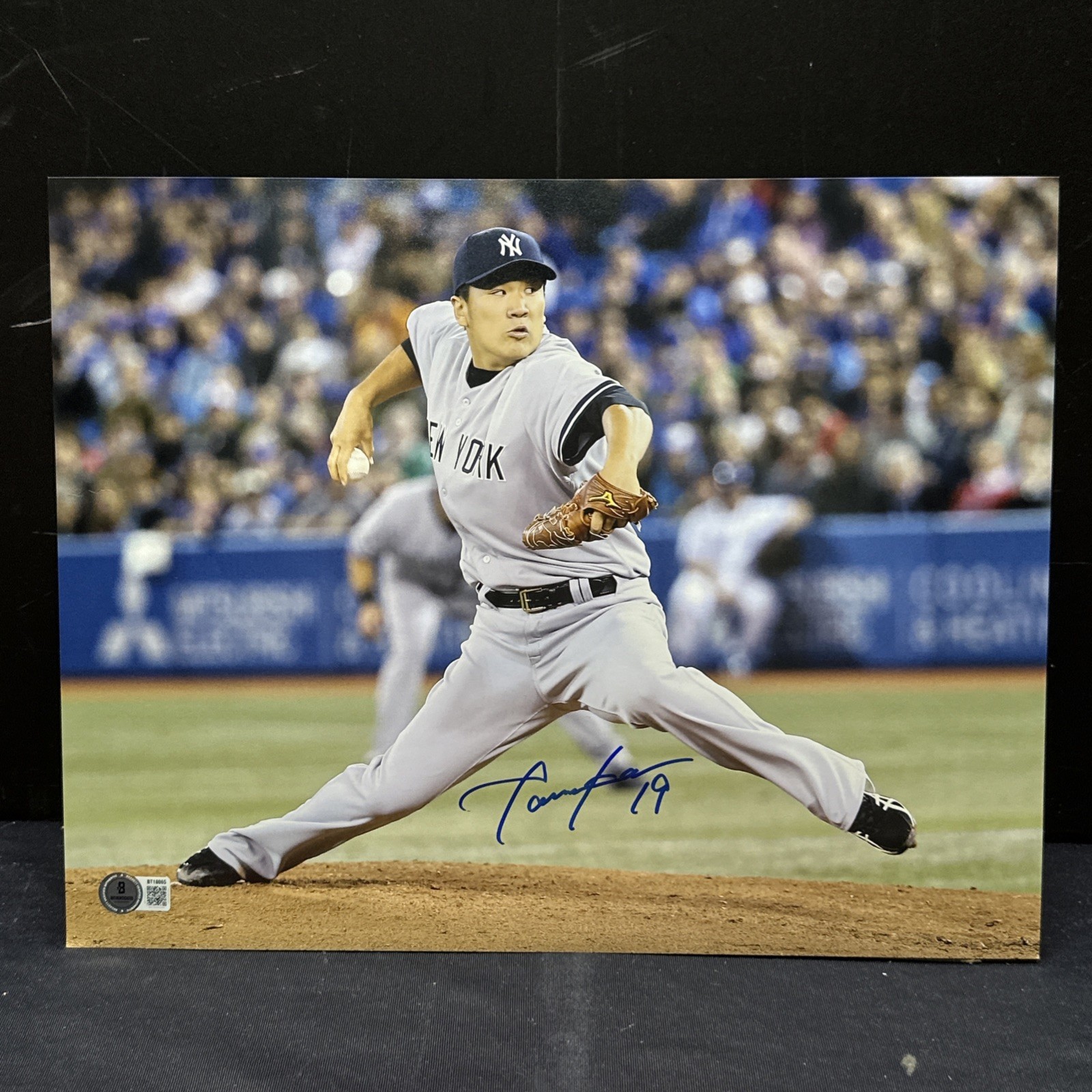 Masahiro Tanaka Autographed New York Yankees Signed 11x14 Photo Beckett BAS Masahiro Tanaka Autographed New York Yankees Signed 11x14 Photo Beckett BAS