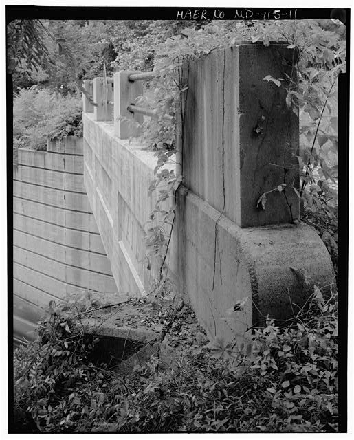 Spring Gap Cumberland Maryland 1900s Western Maryland Railway Bridge Abutment
