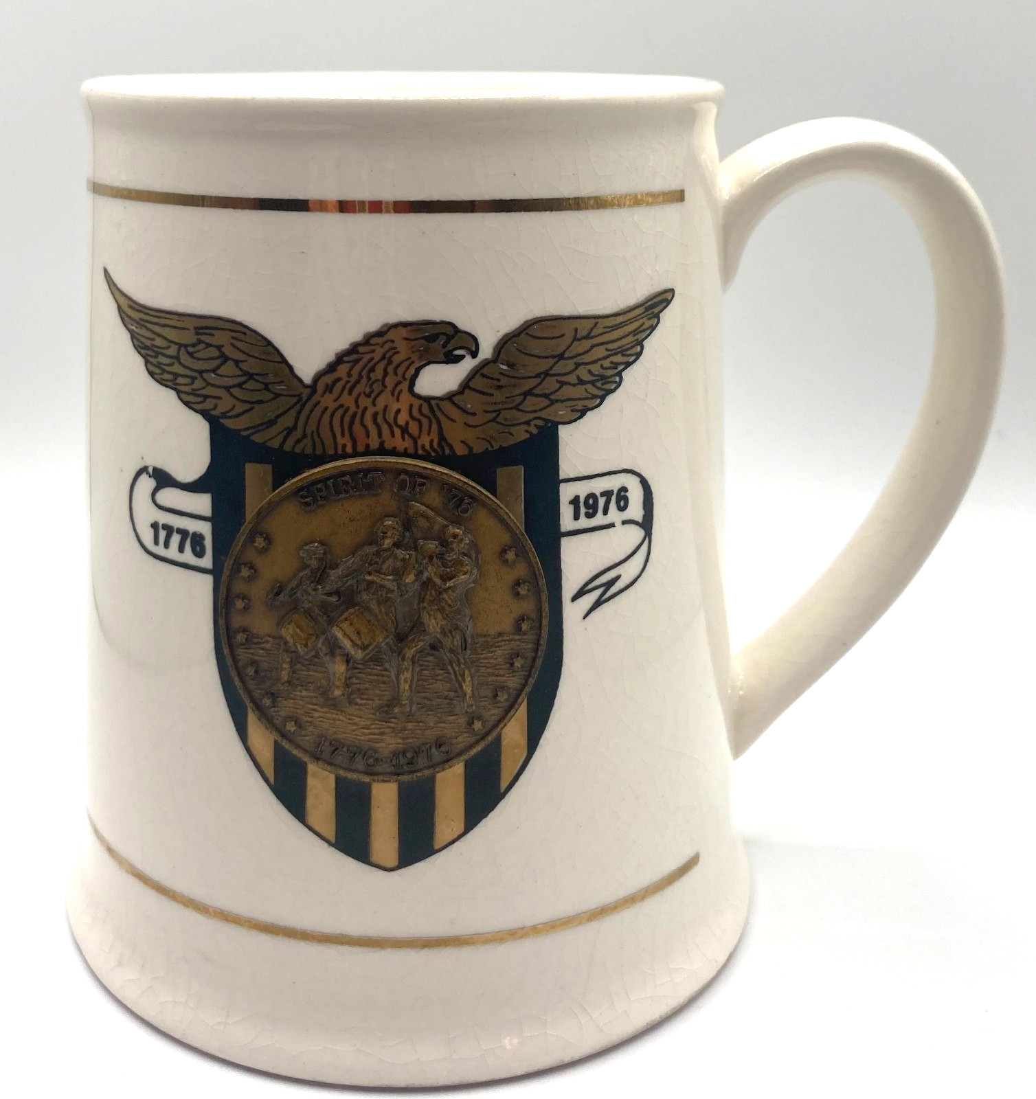 Vtg Spirit Of '76 Commemorative USA Bicentennial Medallion Mug Vtg Spirit Of '76 Commemorative USA Bicentennial Medallion Mug