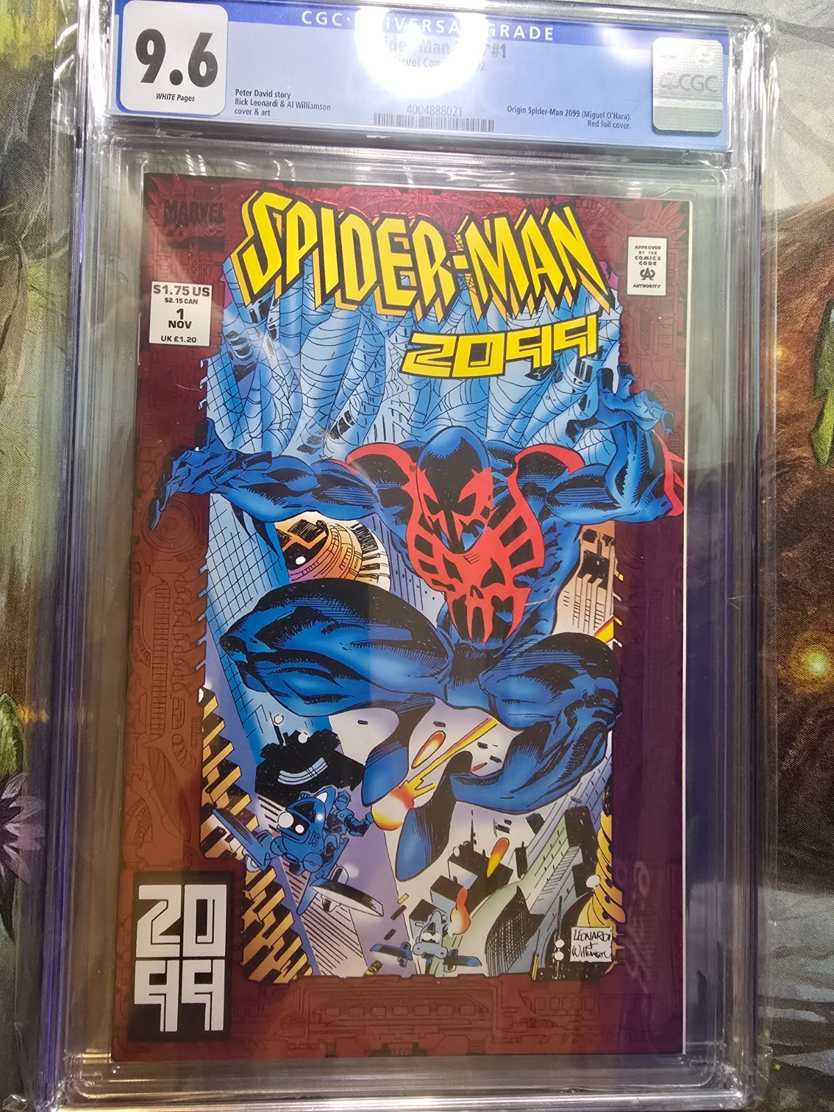 Spider-Man 2099 #1 (Marvel Comics November 1992) CGC 9.6 Spider-Man 2099 #1 (Marvel Comics November 1992) CGC 9.6