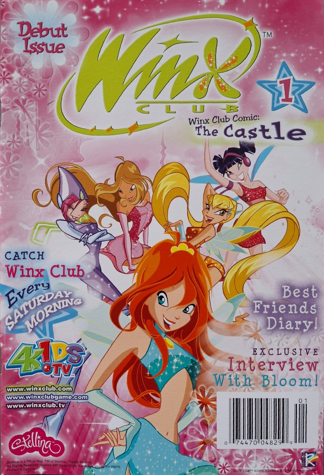 Winx Club Debut Issue #1 The Castle - with Collectible Card Winx Club Debut Issue #1 The Castle - with Collectible Card