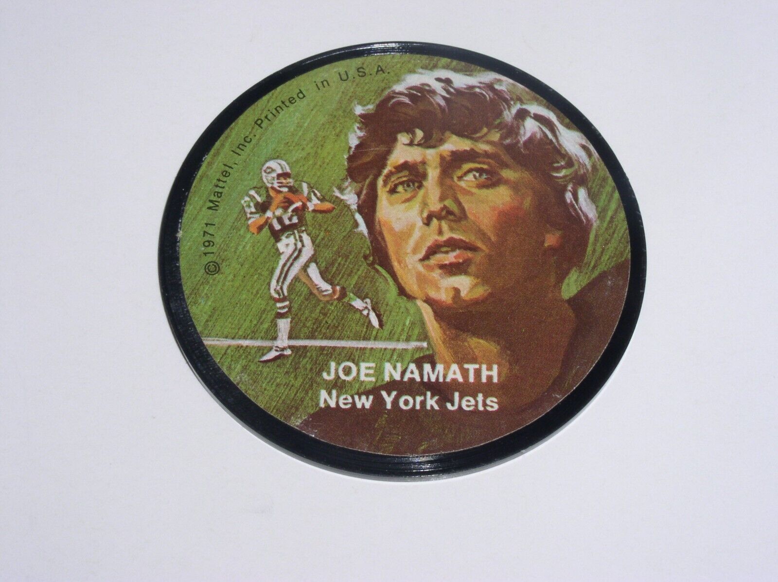Joe Namath 1971 Mattel Instant Replay Record NY Jets Tested Plays Great V. Rare