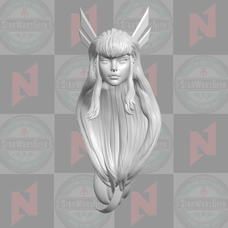 Marvel Rivals Magik custom head for 1:12 1:10 1:18 & 1:6 action figures