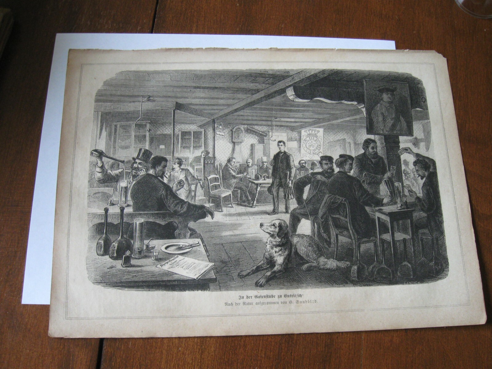 1872 Art Print ENGRAVING - PLAYING CARDs Play CARD GAME EUTRITZSCH GERMANY 1872 Art Print ENGRAVING - PLAYING CARDs Play CARD GAME EUTRITZSCH GERMANY