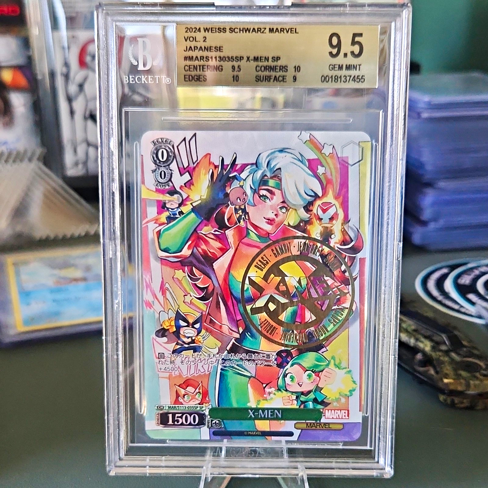 WEISS SCHWARZ 2024 MARVEL VOL. 2 X-MEN ROGUE SP MARS/113-035SP BGS 9.5 WEISS SCHWARZ 2024 MARVEL VOL. 2 X-MEN ROGUE SP MARS/113-035SP BGS 9.5