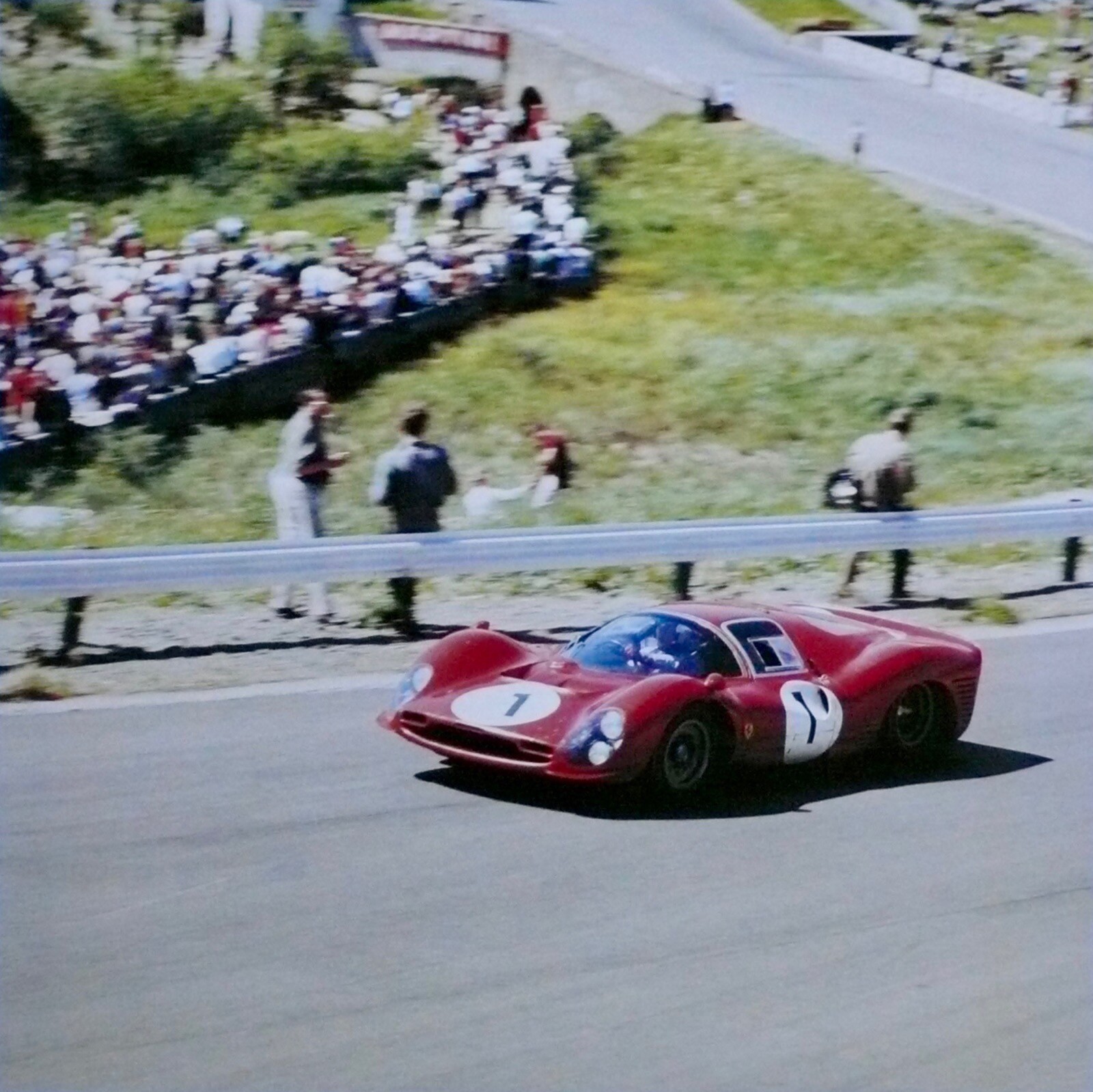 1966 Spa 1000km FERRARI 330P3 Scarfiotti Parkes Photo Print 10.5\