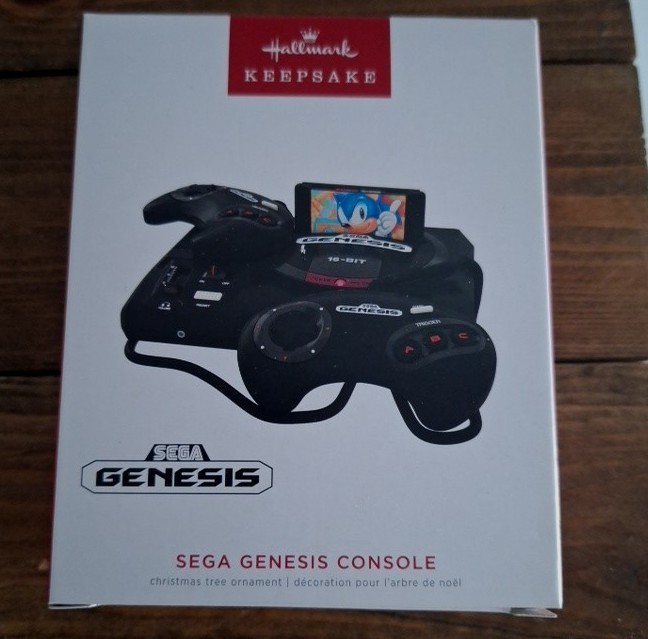 Hallmark 2022 Sega Genesis Sonic Gaming Console Keepsake Ornament NIB Hallmark 2022 Sega Genesis Sonic Gaming Console Keepsake Ornament NIB