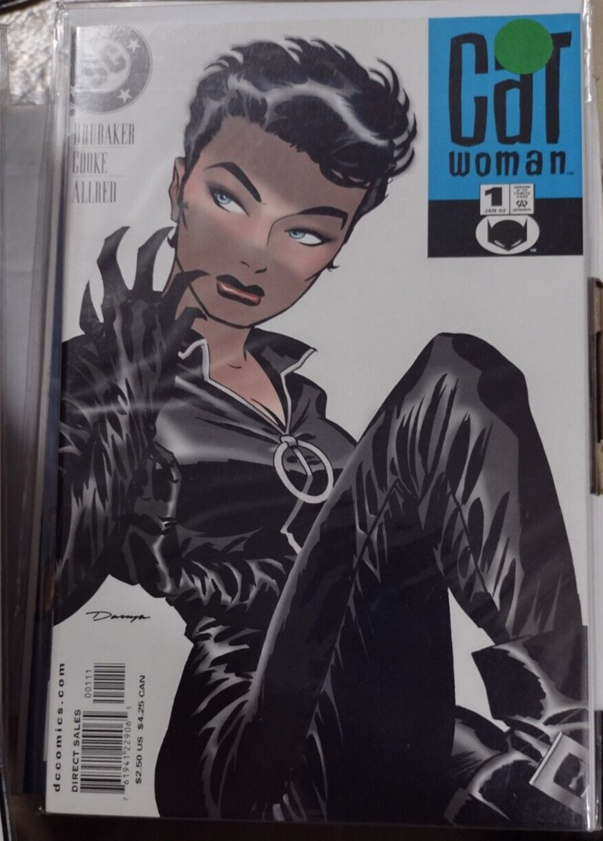 CATWOMAN  # 1 2002 DC selena kyle  batman ED BRUBAKER KEY 1ST CLAYFACE IV