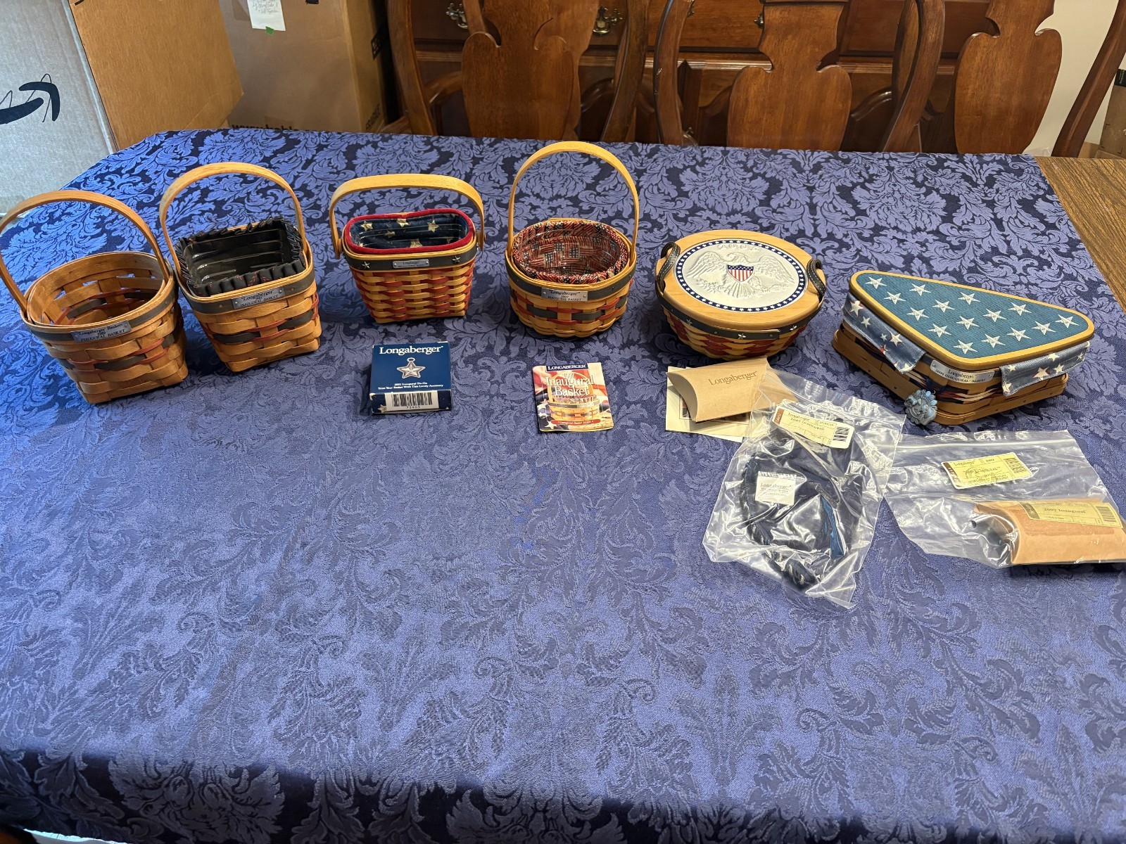 Longaberger Inaugural basket sets- Lot of 6 - 1989, 1993, 1997, 2001, 2005, 2009 Longaberger Inaugural basket sets- Lot of 6 - 1989, 1993, 1997, 2001, 2005, 2009