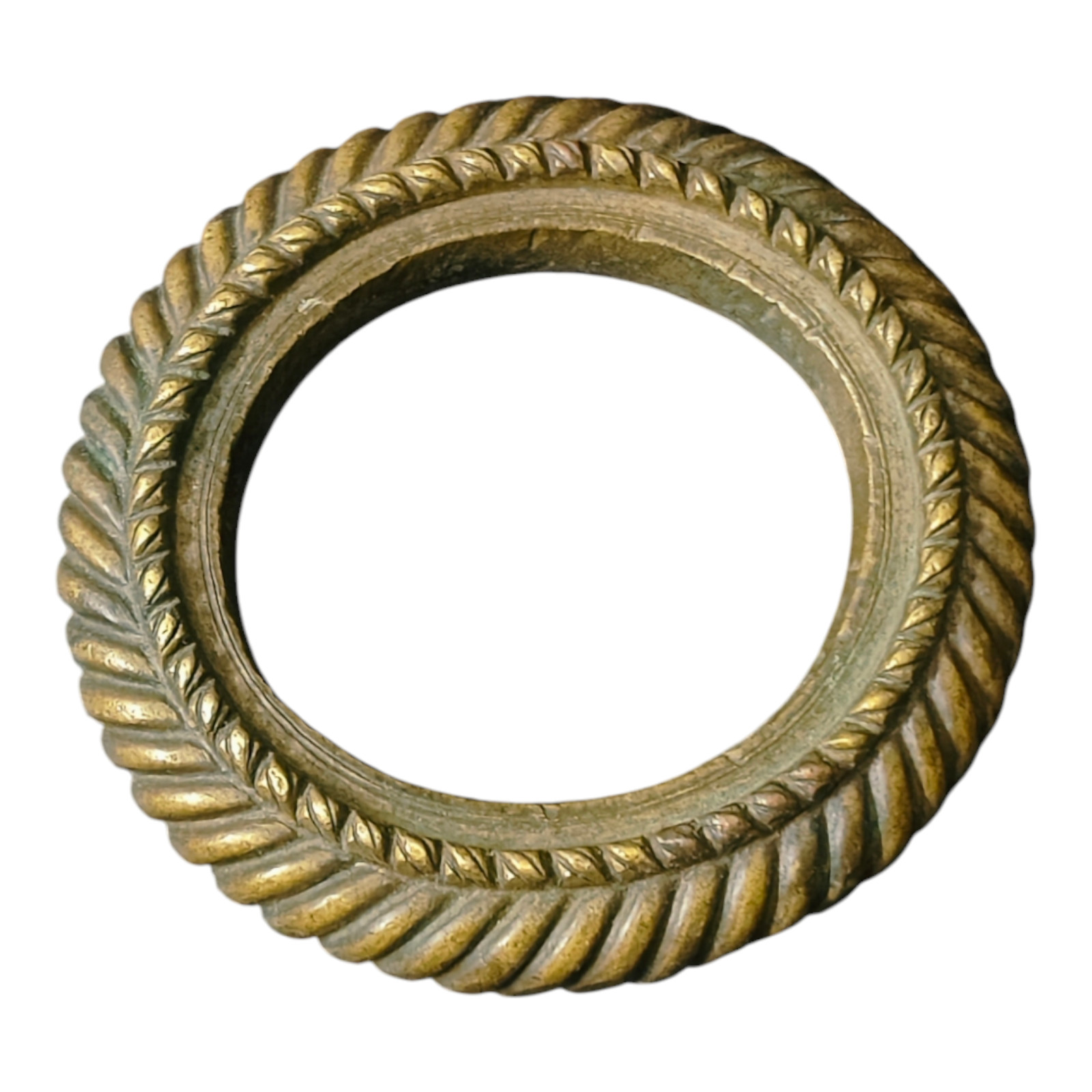 1900's Antique Vintage Handcrafted Brass Unique Shape Die or stamp for bangles