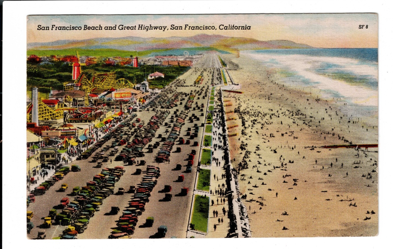 Linen Postcards 130 assorted from San Diego to the Humboldt Redwoods