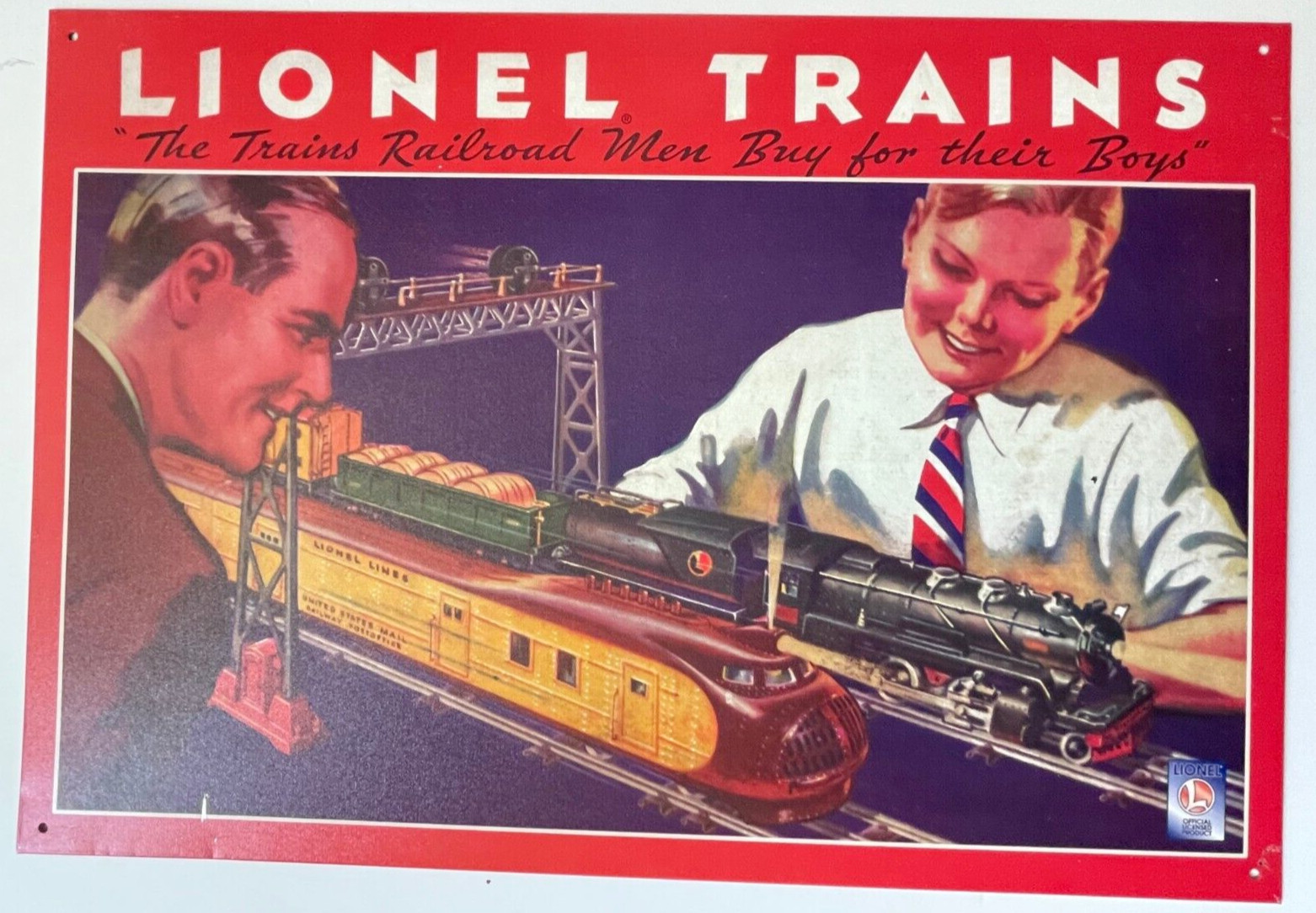 Lionel Trains Metal Sign Lionel Trains Metal Sign