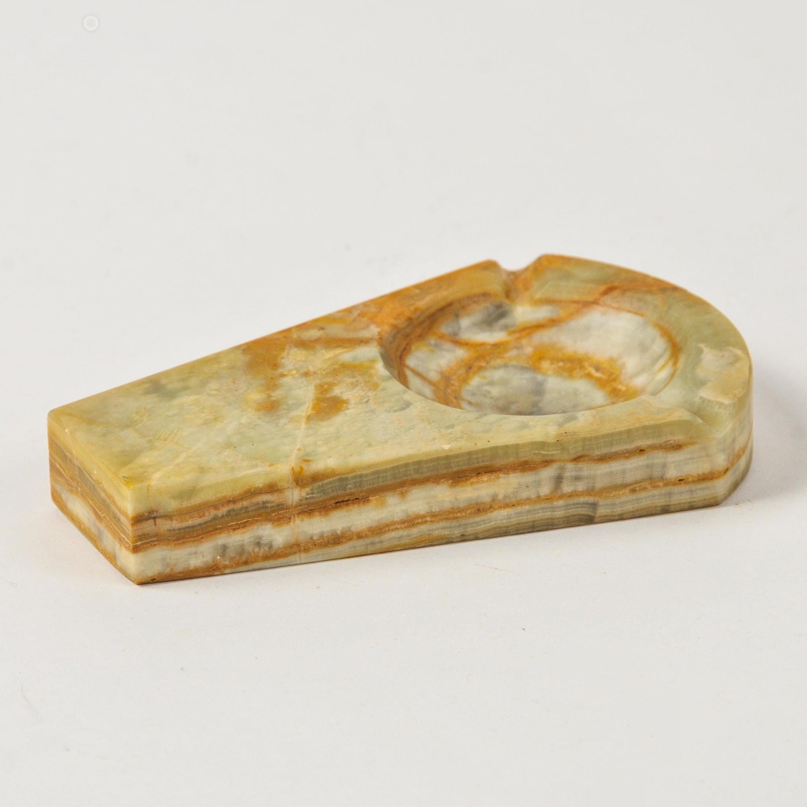 Vintage Onyx Ashtray Mid Century Barware Vintage Onyx Ashtray Mid Century Barware