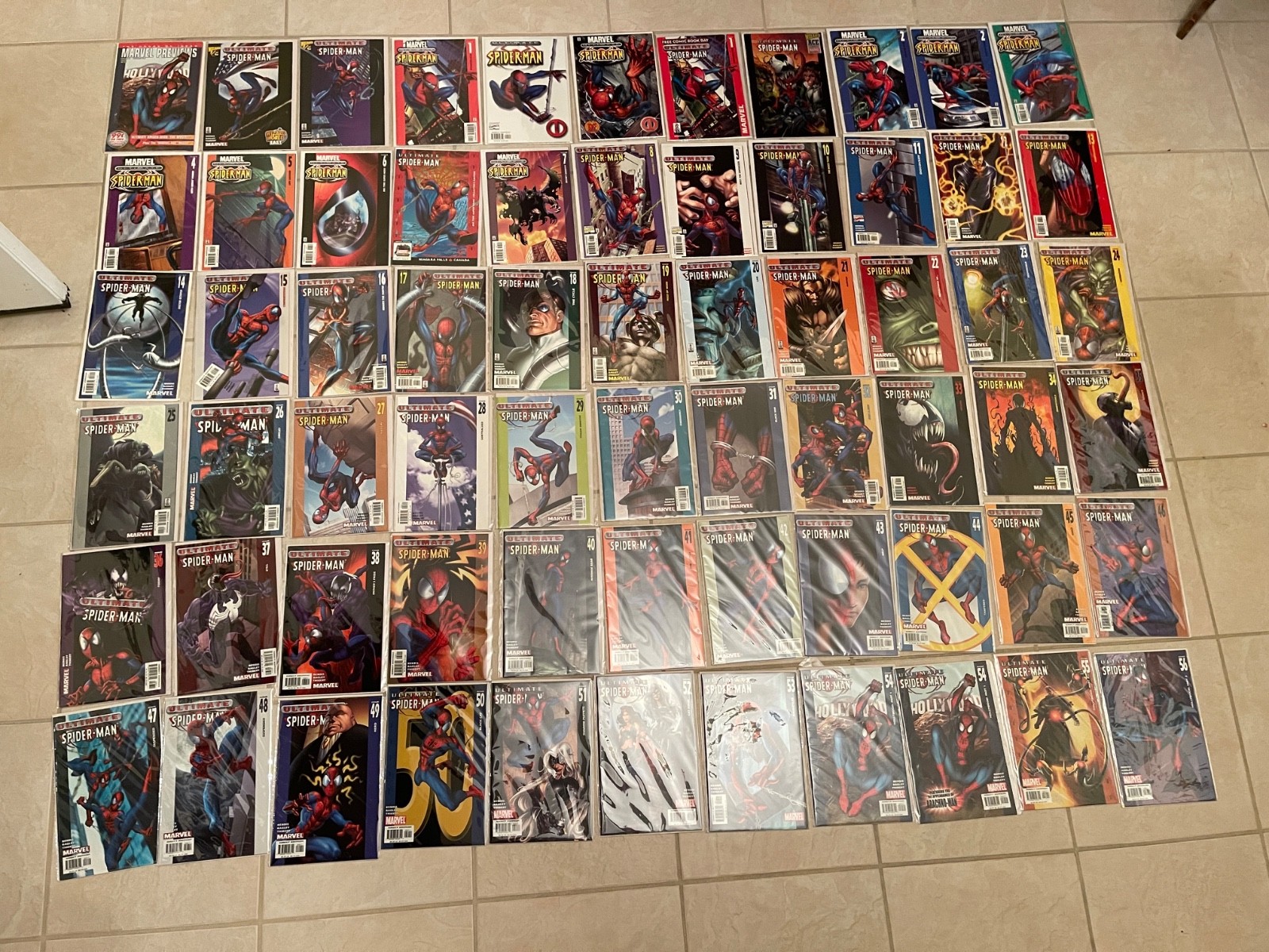 Ultimate Spider-Man Vol 1 (2000-2009) COMPLETE RUN + variants (150+ comics)