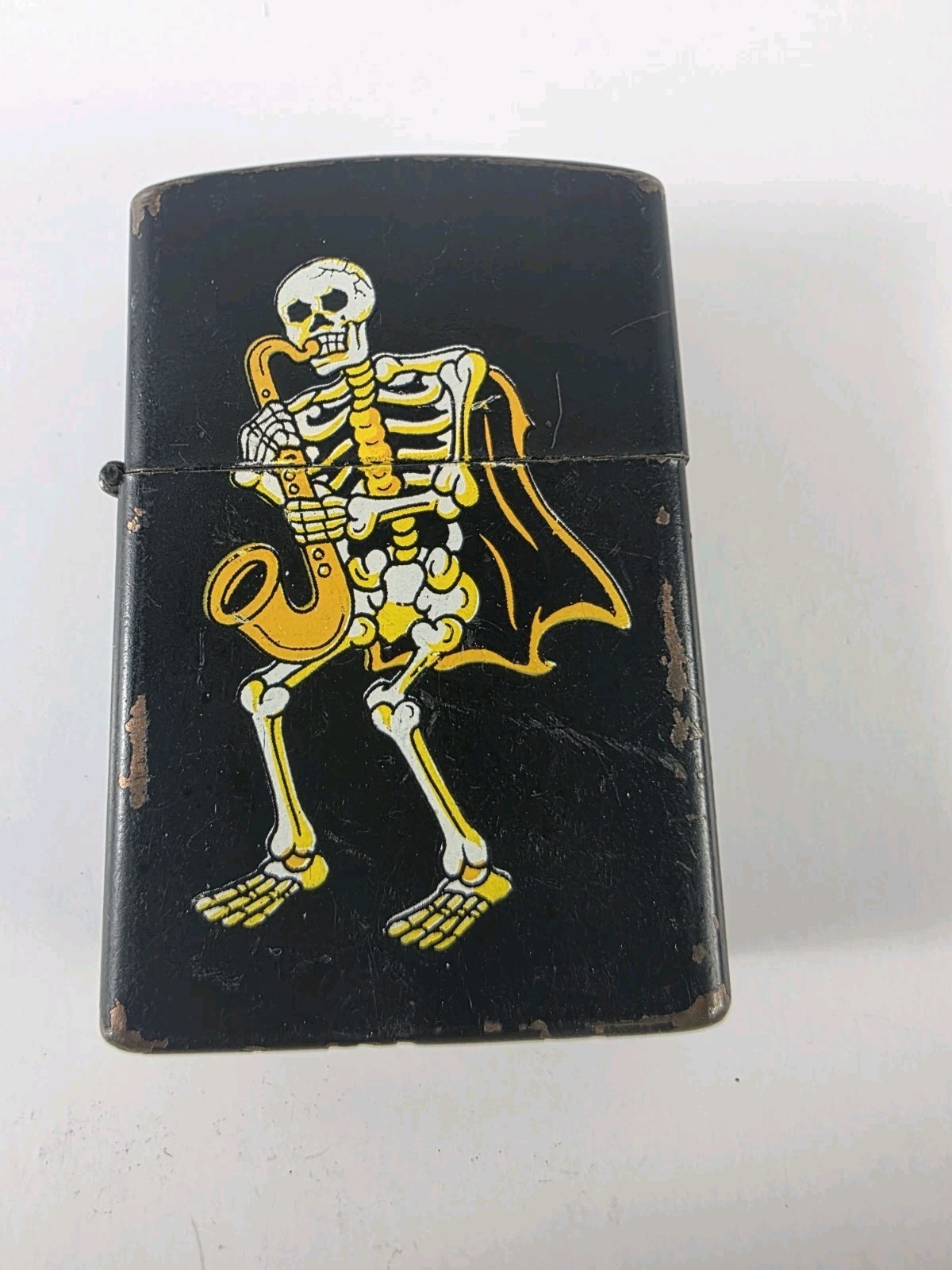 Vintage Skeleton Saxophone Black Matte Lighter Vintage Skeleton Saxophone Black Matte Lighter