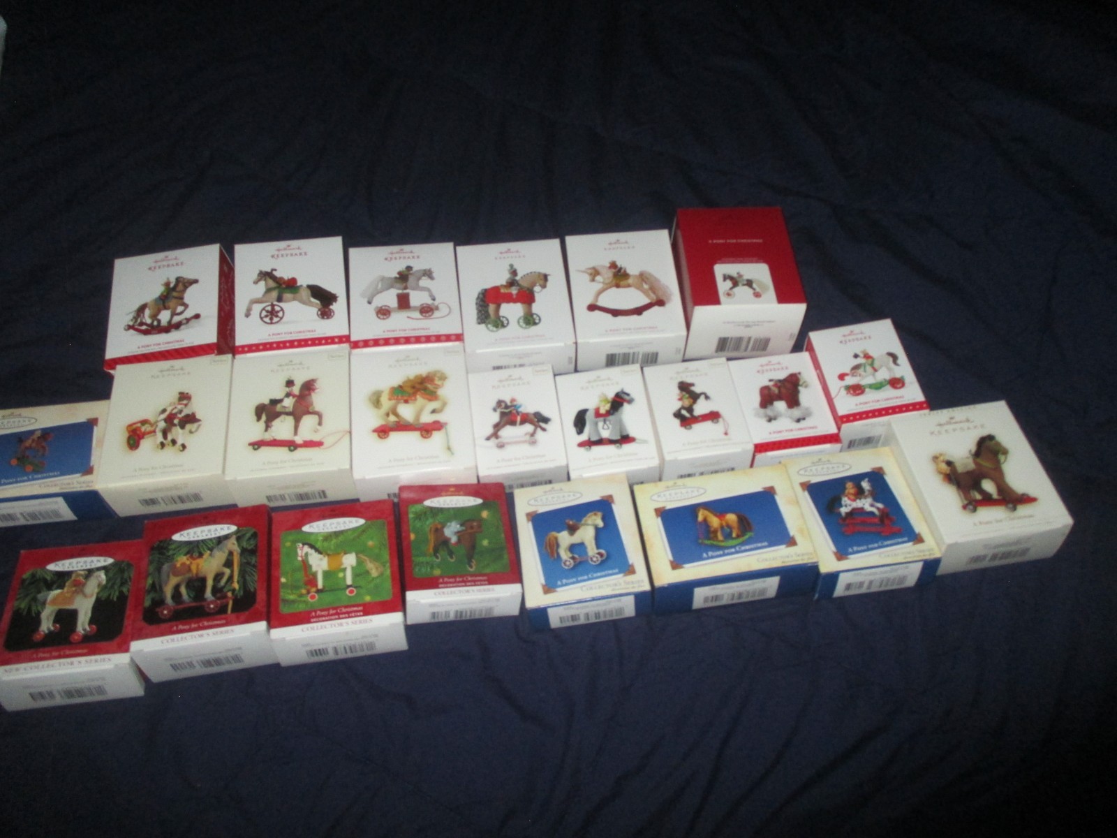 Hallmark A Pony For Christmas Ornament Collection In Boxes Lot of 23 - 1998-2020 Hallmark A Pony For Christmas Ornament Collection In Boxes Lot of 23 - 1998-2020