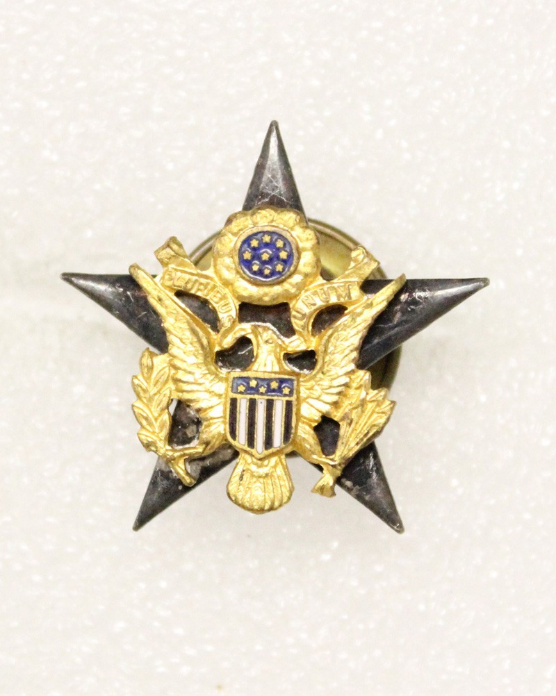 General Staff - Army Officer's Collar Pin: WWI/1920's, s/b, nhm
