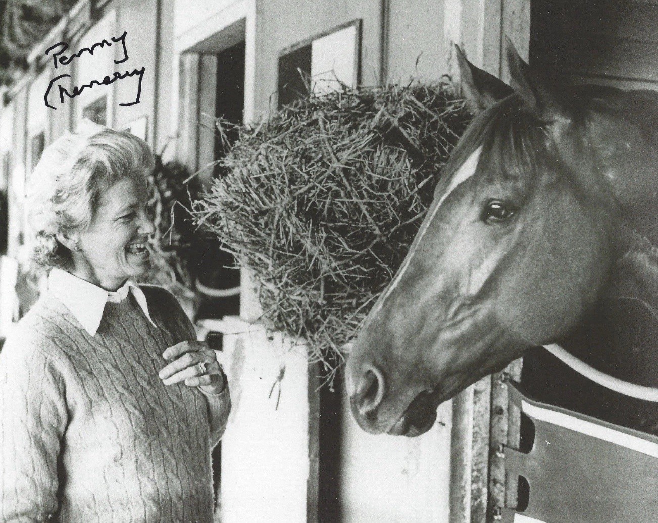 PENNY CHENERY Signed 8 x 10 Photo Signed REPRINT Horse Racing SECRETARIAT PENNY CHENERY Signed 8 x 10 Photo Signed REPRINT Horse Racing SECRETARIAT