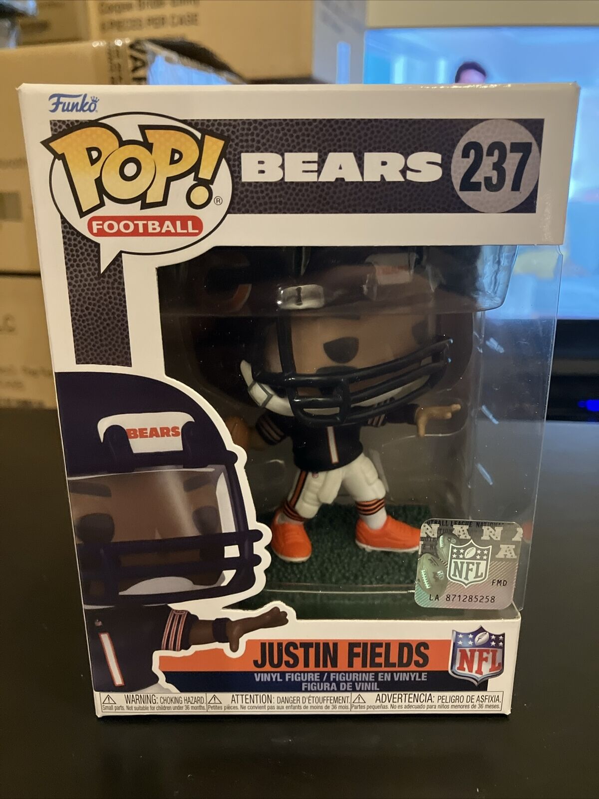 FUNKO POP NFL: Bears - Justin Fields [New Toy] Vinyl Figure