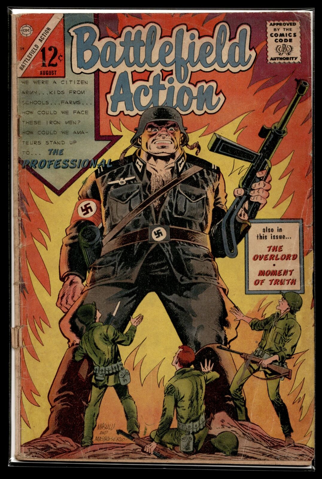 1965 Battlefield Action #59 B Charlton Comic