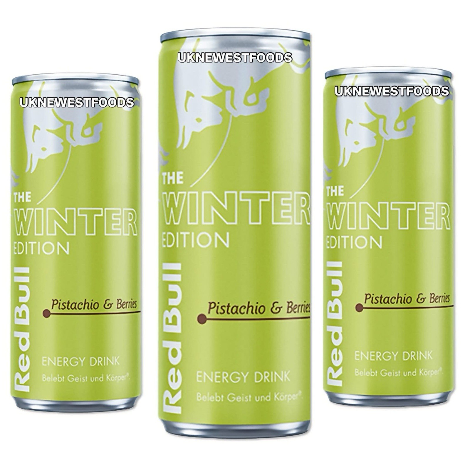 Red bull Winter Edition 2026 Pistachio & Berries Energy Drink 12oz 24 Pack RARE Red bull Winter Edition 2026 Pistachio & Berries Energy Drink 12oz 24 Pack RARE