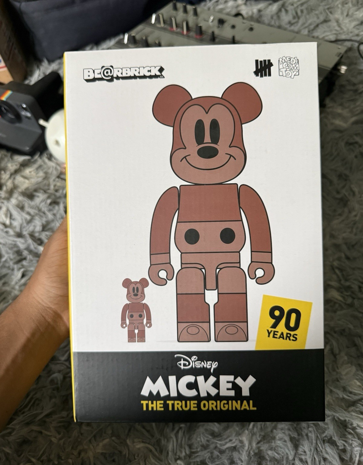 Bearbrick x Undefeated Disney Mickey The True Original 90 Years 100% & 400% w/ B Bearbrick x Undefeated Disney Mickey The True Original 90 Years 100% & 400% w/ B