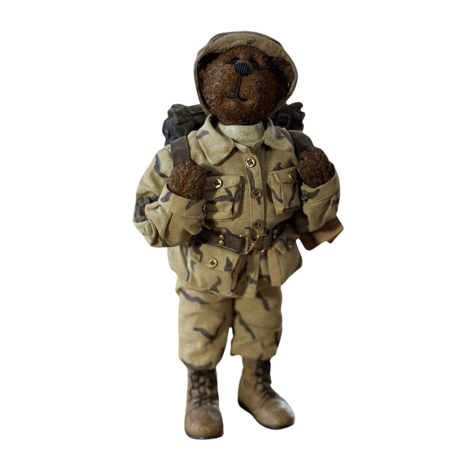Vintage Boyds Bear Collection The Crumpletons GI Bearsley Marine Army Figurine Vintage Boyds Bear Collection The Crumpletons GI Bearsley Marine Army Figurine