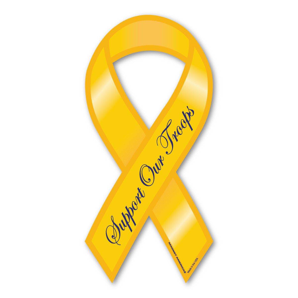 Support Our Troops Mini Ribbon Magnet Support Our Troops Mini Ribbon Magnet