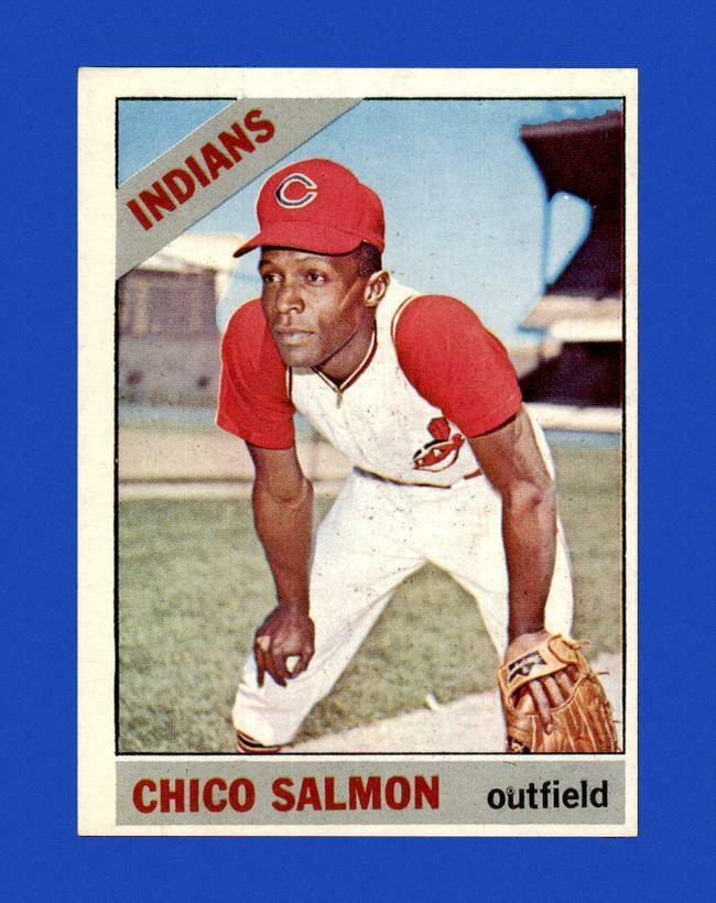 1966 Topps Set Break #594 Chico Salmon EX-EXMINT *GMCARDS*