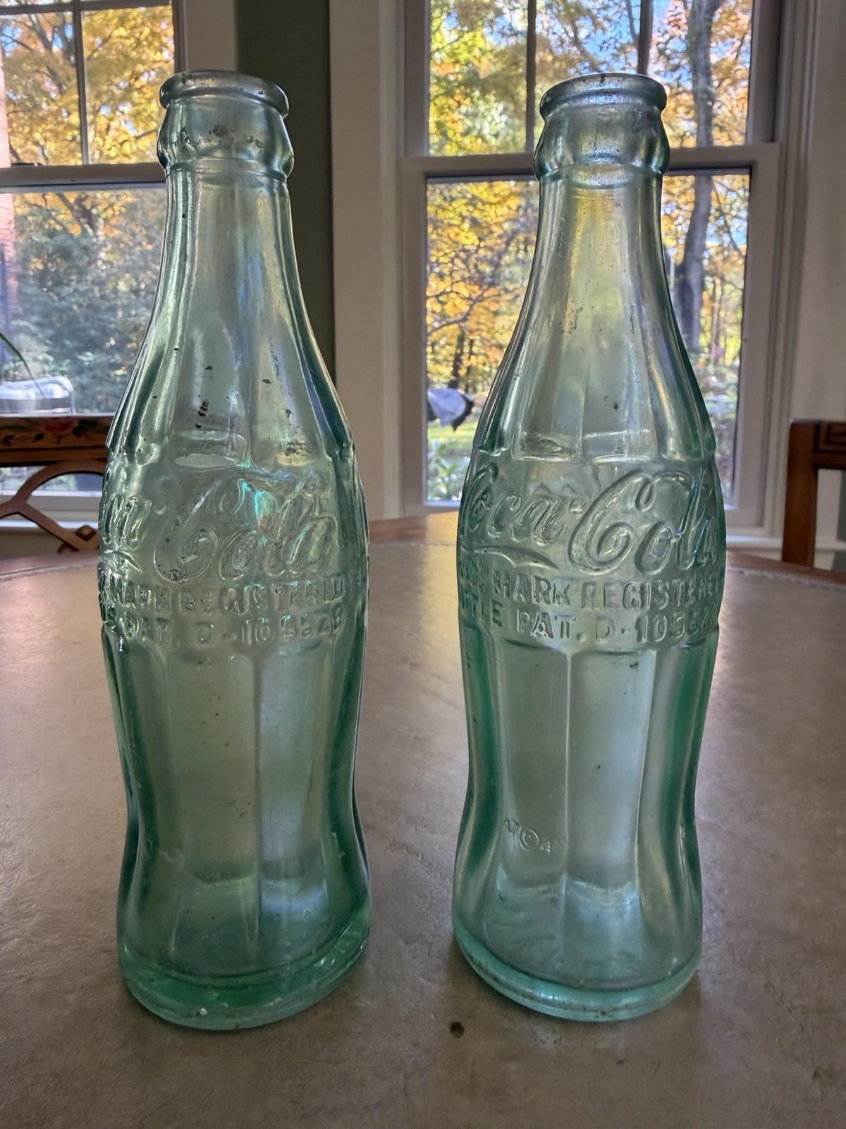 2 Vintage 6 ox Coca Cola bottles **SMALL TOWN SAGAMORE Mass & New Bedford Mass 2 Vintage 6 ox Coca Cola bottles **SMALL TOWN SAGAMORE Mass & New Bedford Mass