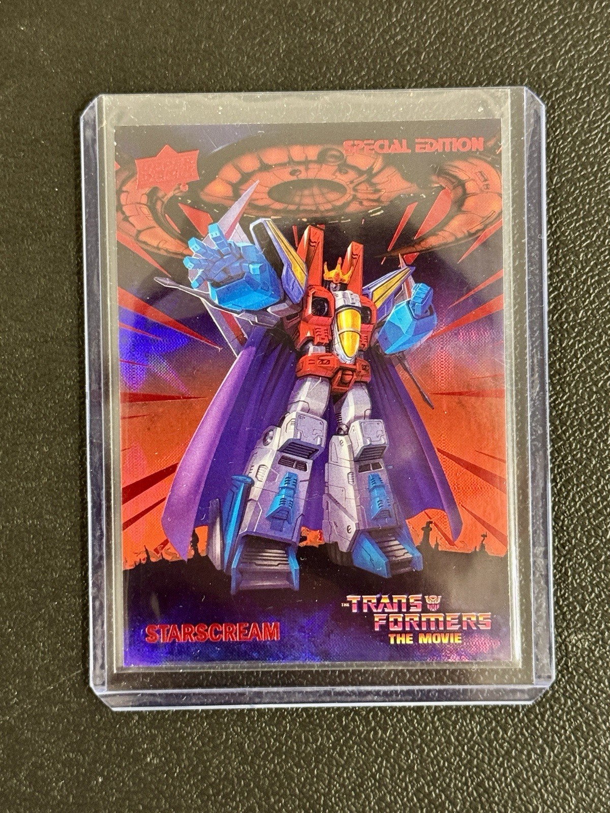 Upper Deck Transformers The Movie 40th Anniversary #9 Starscream Red Foil /1986 Upper Deck Transformers The Movie 40th Anniversary #9 Starscream Red Foil /1986