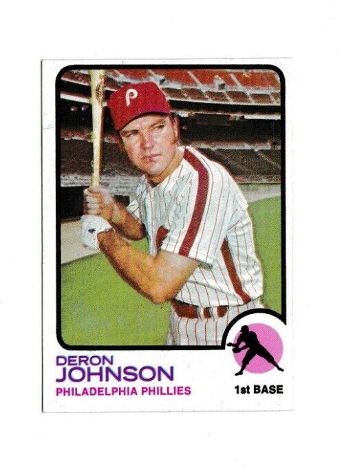 Baseball Trading Card Topps 1973 #590 Deron Johnson