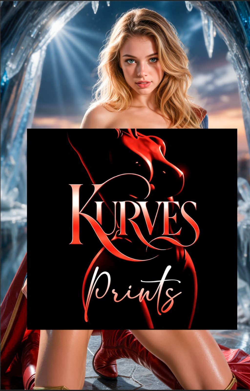 SUPERGIRL V9 | VIRGIN NOTI | SINGLE COVER PRINT | KURVES COMICS SUPERGIRL V9 | VIRGIN NOTI | SINGLE COVER PRINT | KURVES COMICS