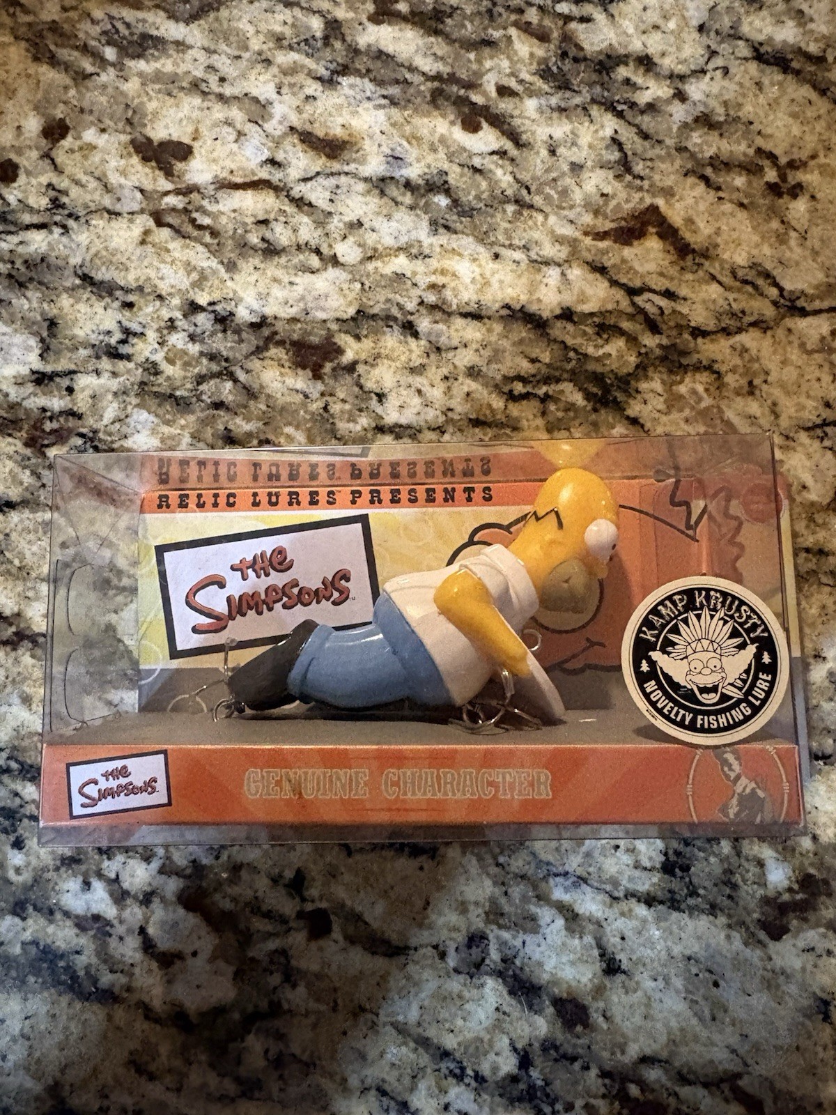 2002 Relic Fishing Lures The Simpsons Homer SEALED novelty lure NIB NOS RARE 2002 Relic Fishing Lures The Simpsons Homer SEALED novelty lure NIB NOS RARE