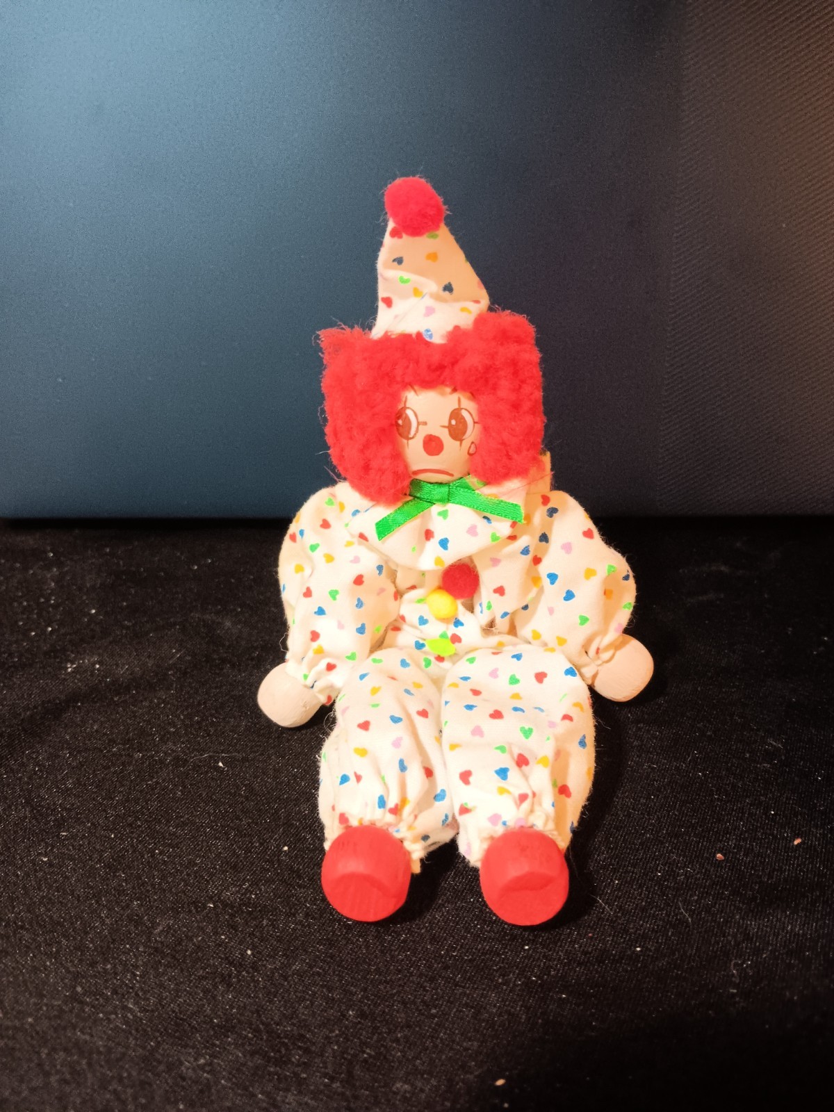 Vintage wooden clown doll Vintage wooden clown doll