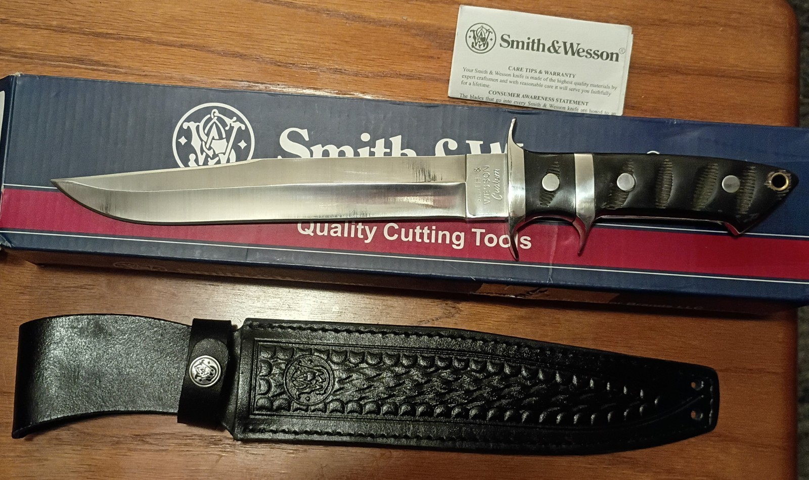 VINTAGE SMITH & WESSON CUSTOM SWLBH COMBAT KNIFE RARE MINT VINTAGE SMITH & WESSON CUSTOM SWLBH COMBAT KNIFE RARE MINT