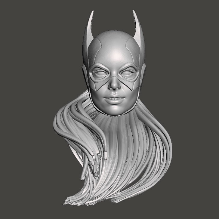 Batgirl Barabara Gordon custom head for McFarlane DC & other action figures
