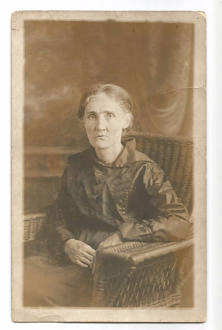 Old Lady Portrait Postcard RPPC c1920s