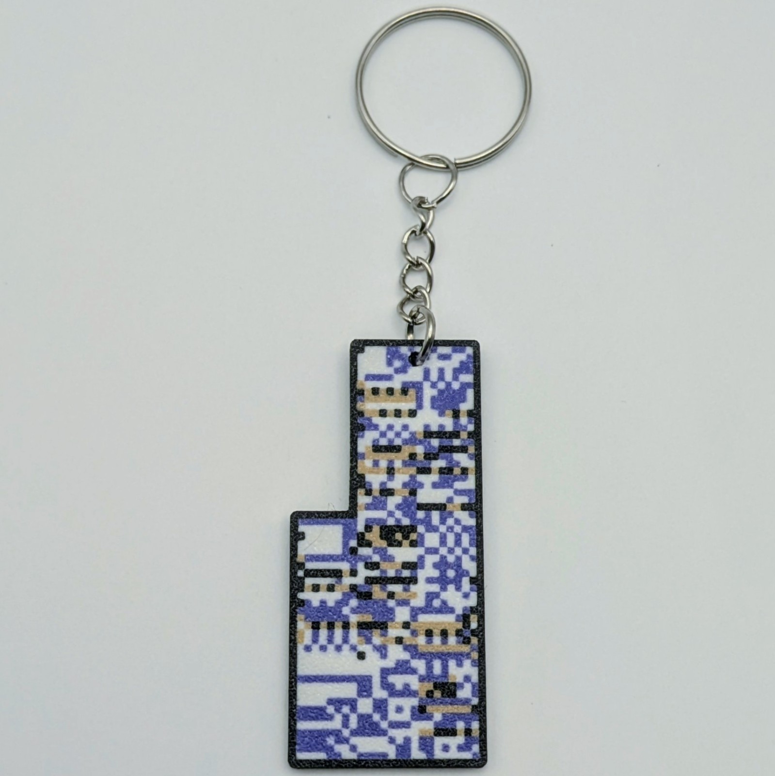 MissingNo - Pokémon Keychain – Retro Red/Blue Sprite Pixel Art Bag Charm MissingNo - Pokémon Keychain – Retro Red/Blue Sprite Pixel Art Bag Charm