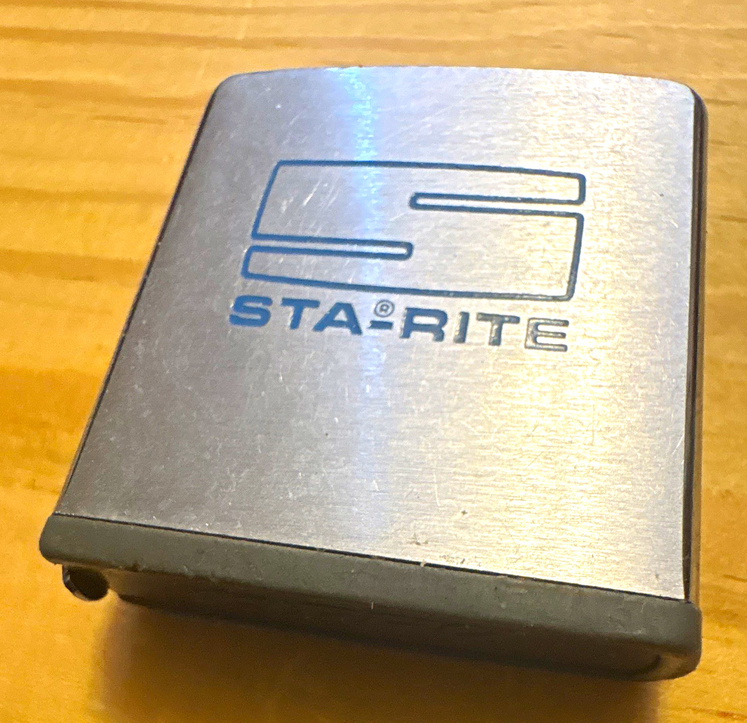 Vintage STA-RITE Retractable Pocket Tape Measure Metal Case Advertising Tool Vintage STA-RITE Retractable Pocket Tape Measure Metal Case Advertising Tool